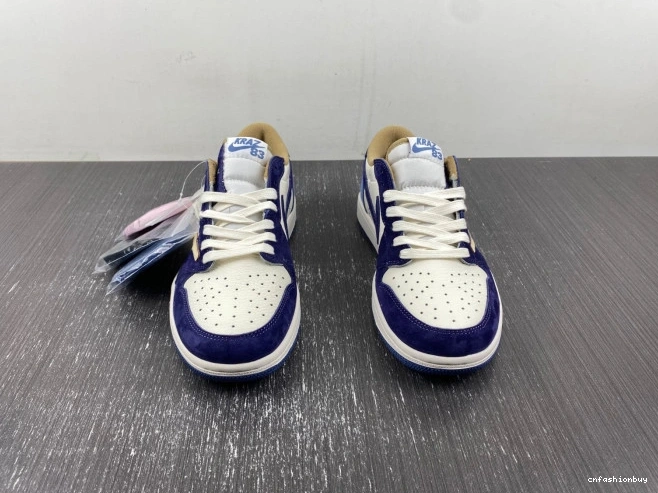 TRAVIS SCOTT JORDAN 1 DM7866-808 CUSTOM AIR X 0806